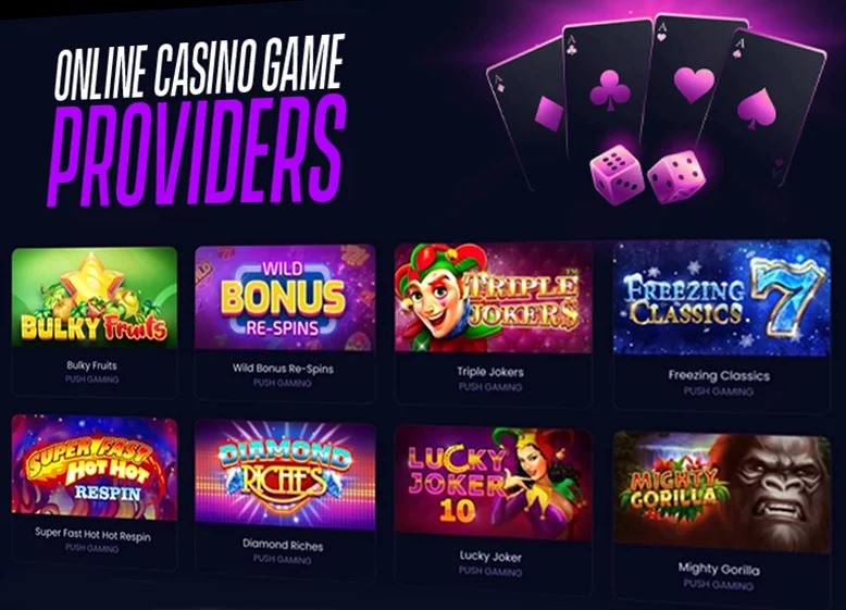 Proveedores de Software Presentados en el Casino