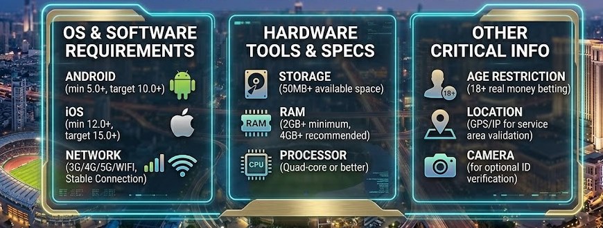 paripesa download and system requirements